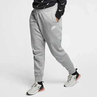 Pantaloni Nike Sportswear Tech Fleece (Plus Size) Dama Gri Inchis Argintii Albi | UPKO-79854